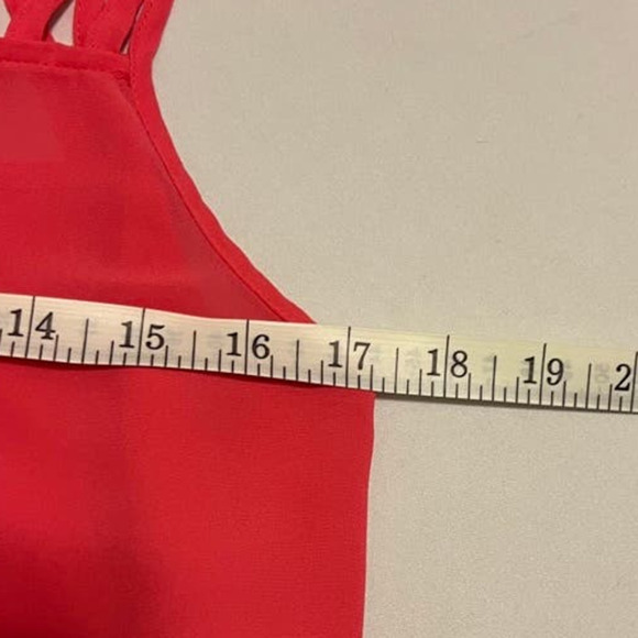 Naked Zebra pink sleeveless strappy blouse M - Picture 8 of 9